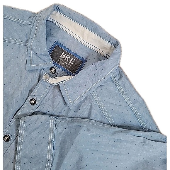 Other - BKE Men's X-Large Shirt Blue‎  Standard Fit Western Cowboy Buckle